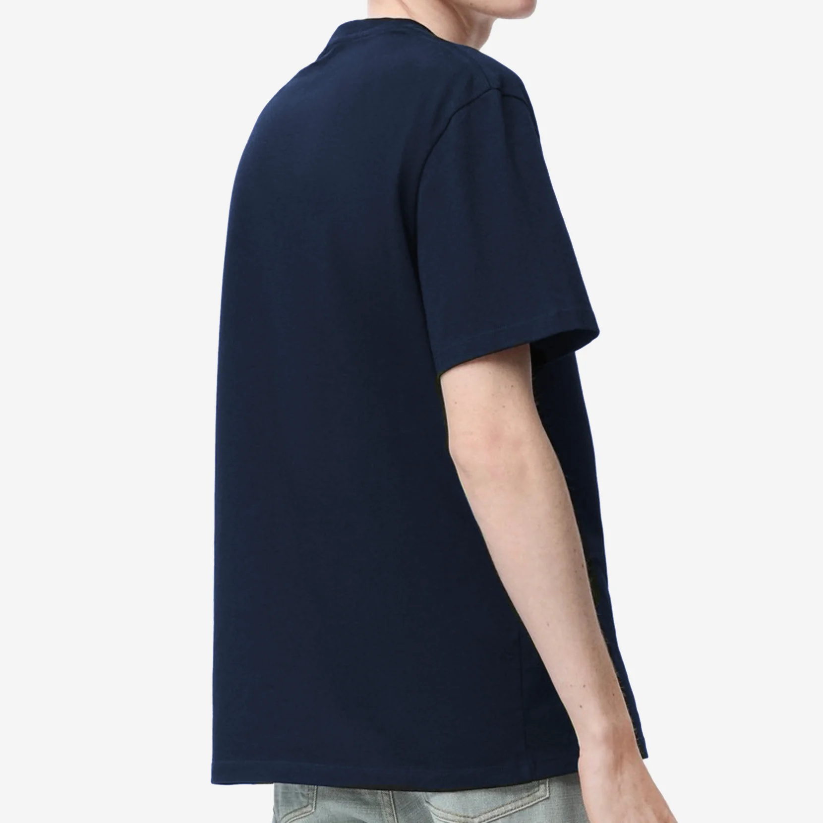Loewe Logo-embroidered Cotton-jersey T-shirt In Blue