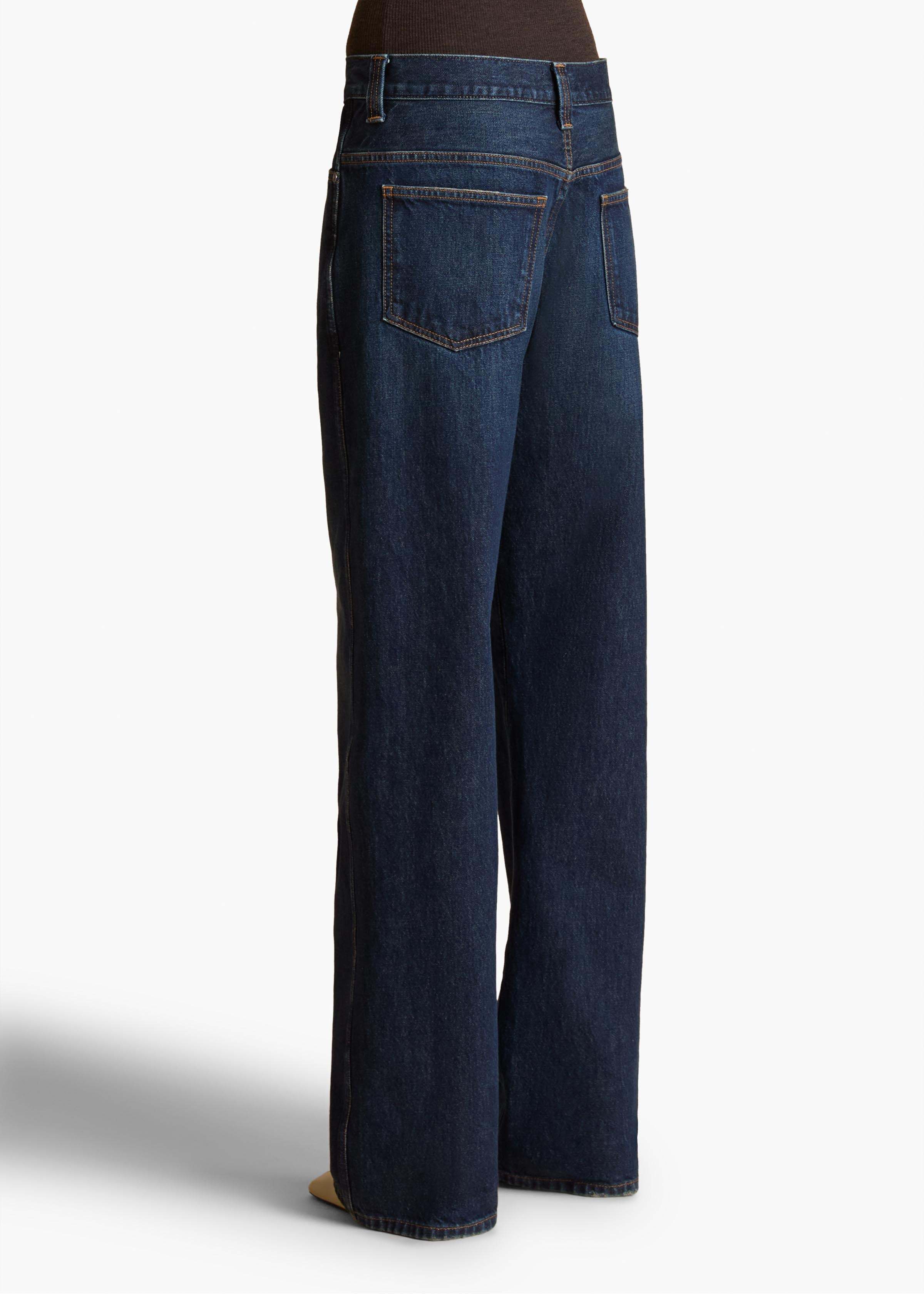 Khaite Bonnie Jeans In Black