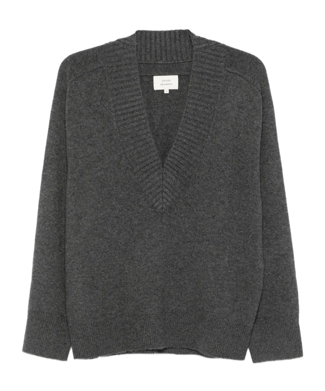Loulou Studio V-neck Sweater In Gray