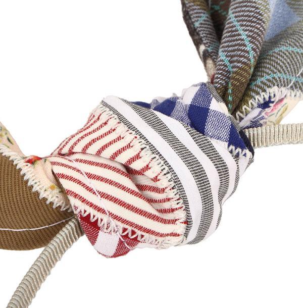 MAISON MICHEL PRINTED HEADDRESS 