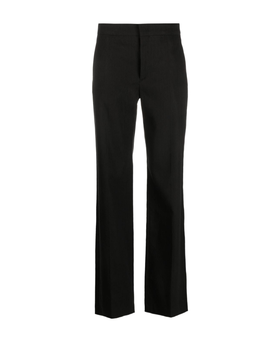 Isabel Marant High-waisted Casual Pants In Black