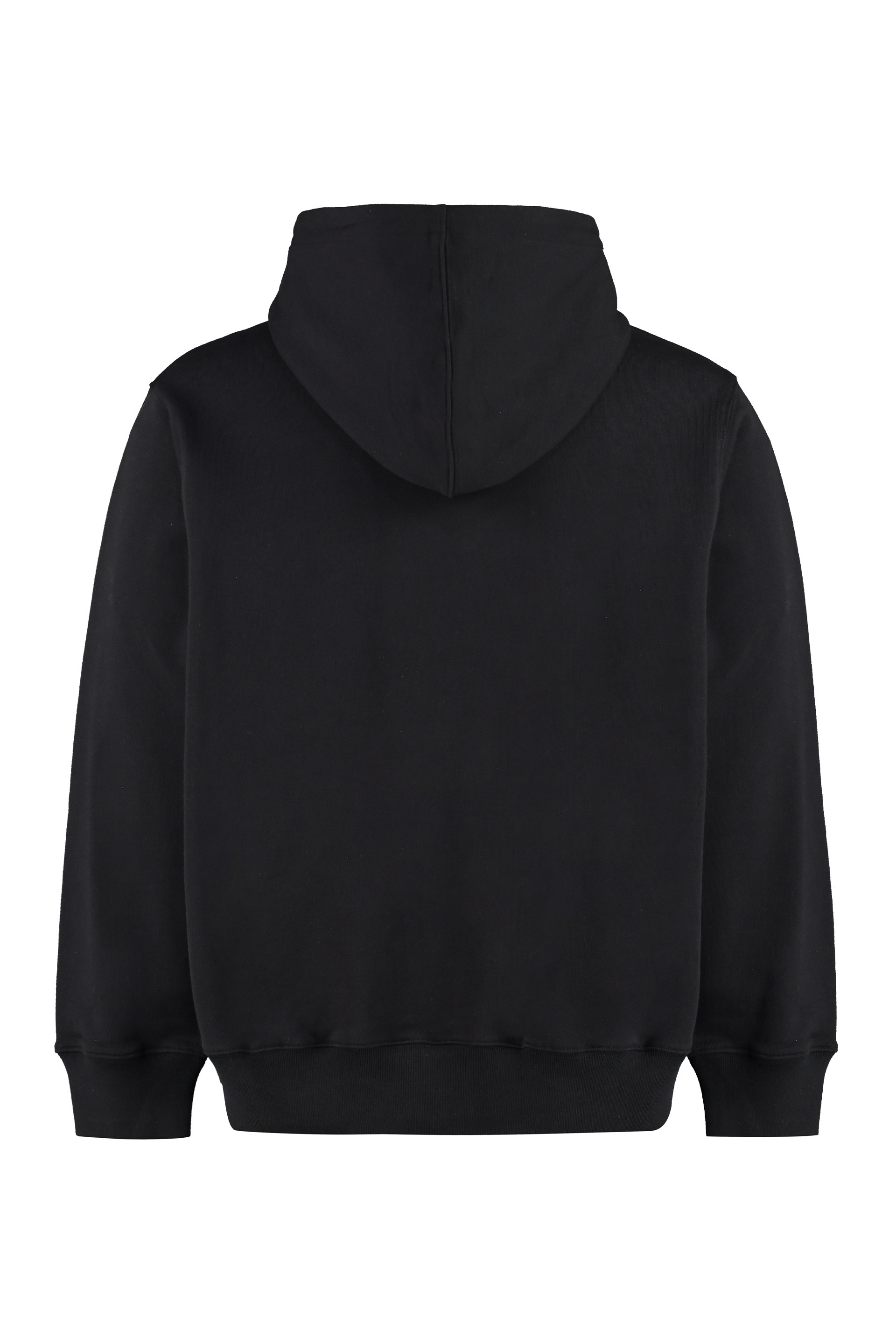 Duvetica Logo Casual Hooded Sweater In Black