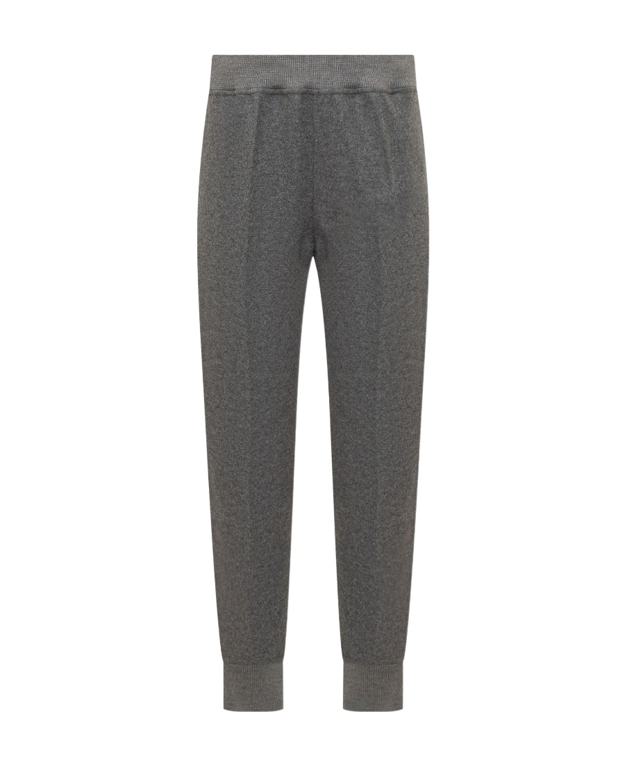 Jil Sander Elasticated-waistband Wool Track Pants In Black