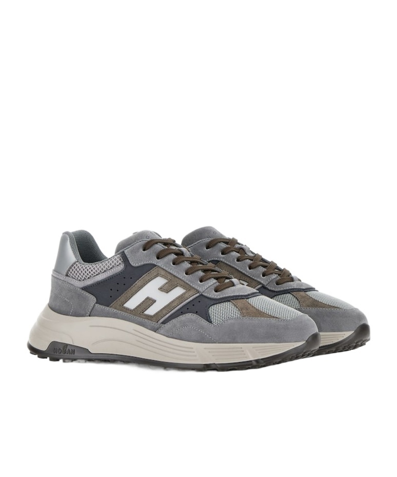 Hogan Hyperlight Low-top Sneakers In Gray