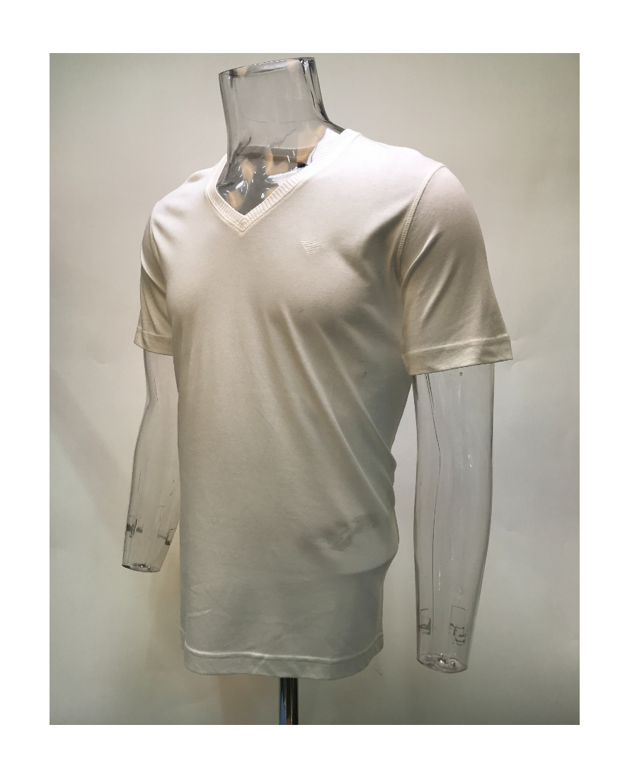 EMPORIO ARMANI LOGO RIB T-SHIRT