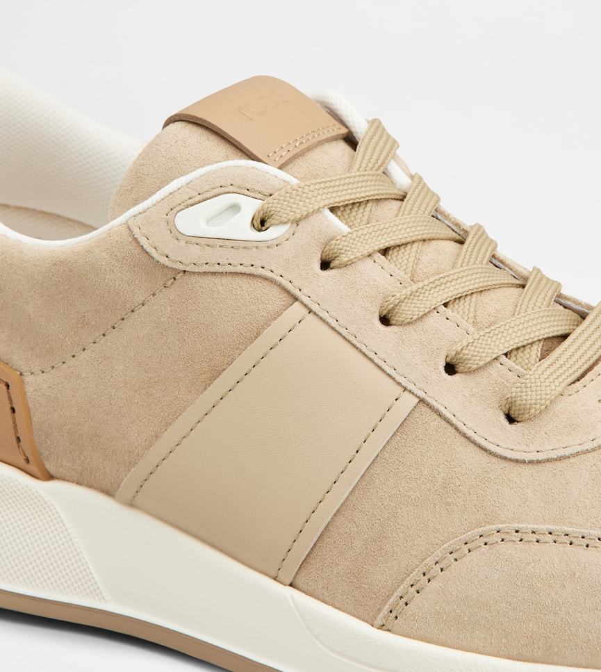 TOD'S TOD'S PANELLED LACE-UP SNEAKERS