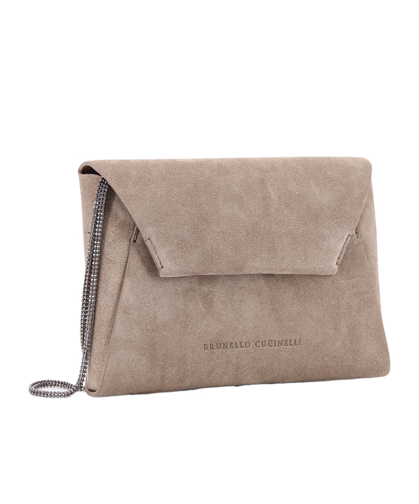 BRUNELLO CUCINELLI SUEDE CLUTCH BAG 