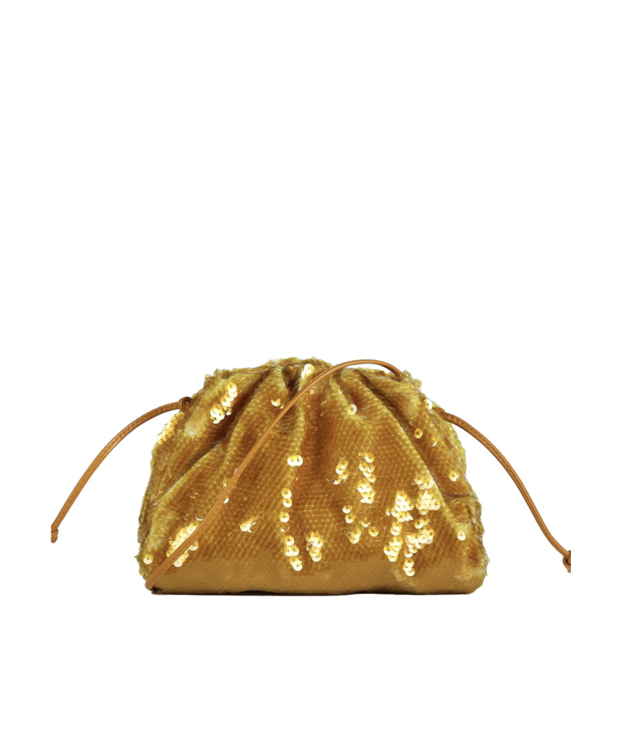 Bottega Veneta Mini Pouch Shoulder Bag In Brown