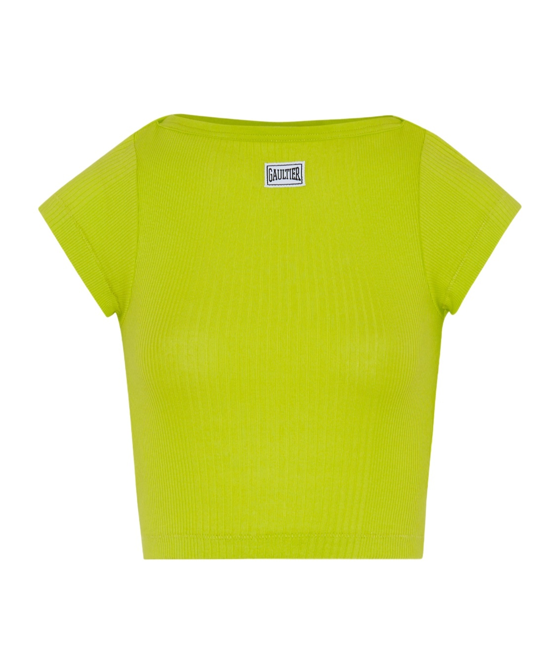 Jean Paul Gaultier The Gaultier Short Sleeves T-shirt In Yellow
