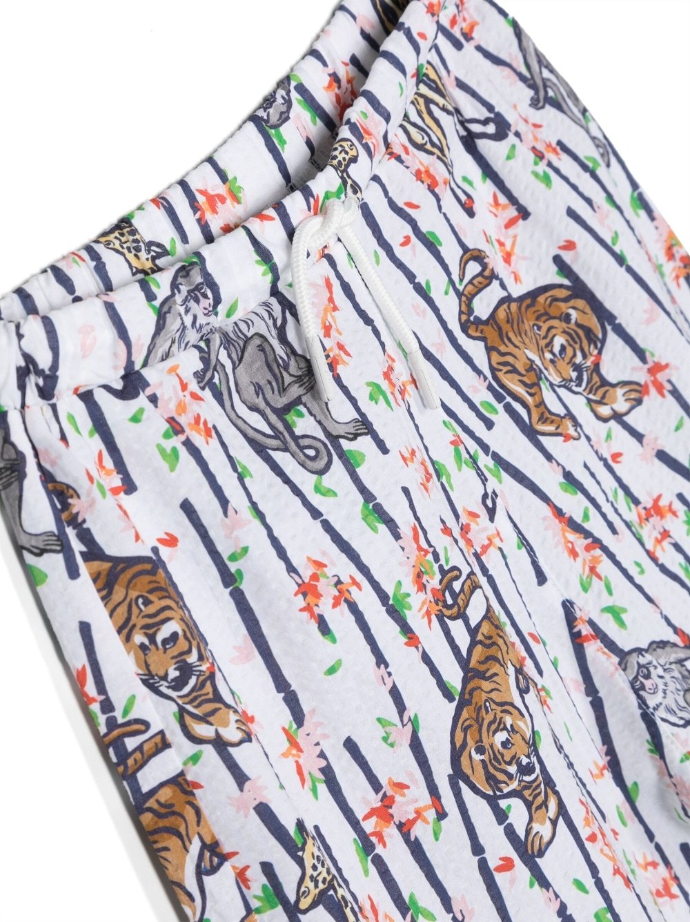 Kenzo Jungle-print Pants In Pink