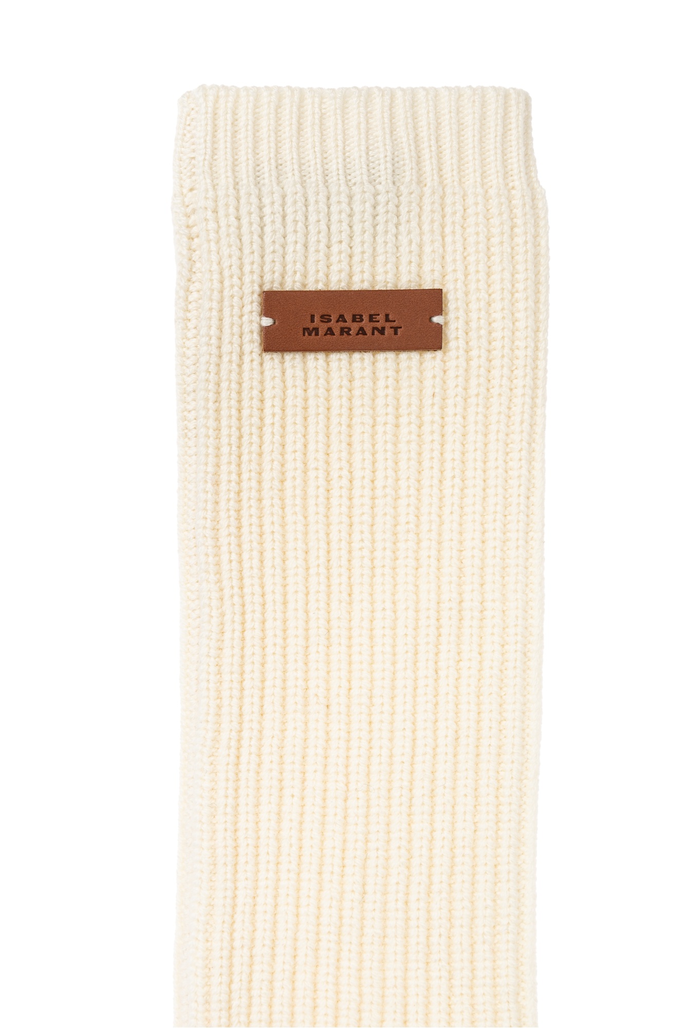 Isabel Marant Logo Gloves In White