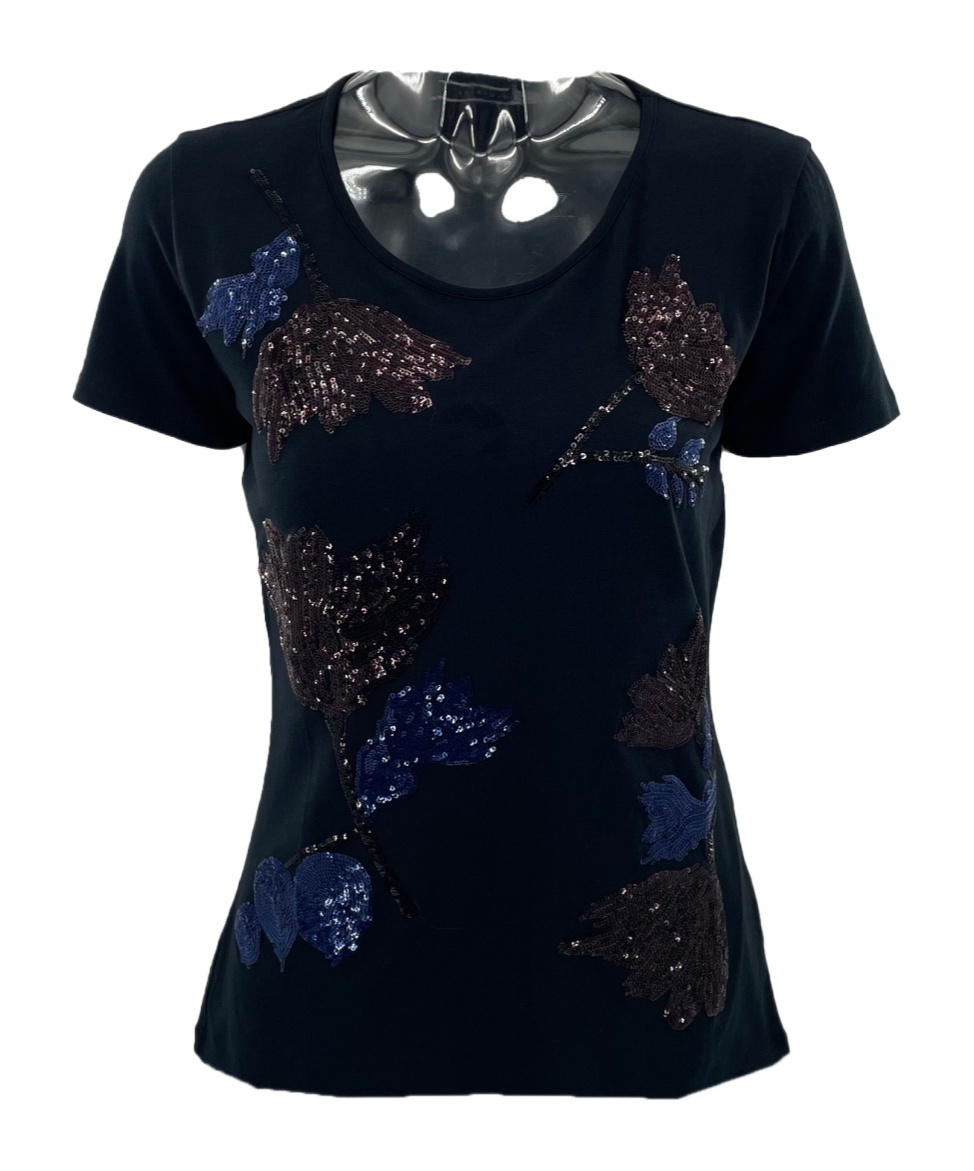 Sportmax Short-sleeved T-shirt In Black