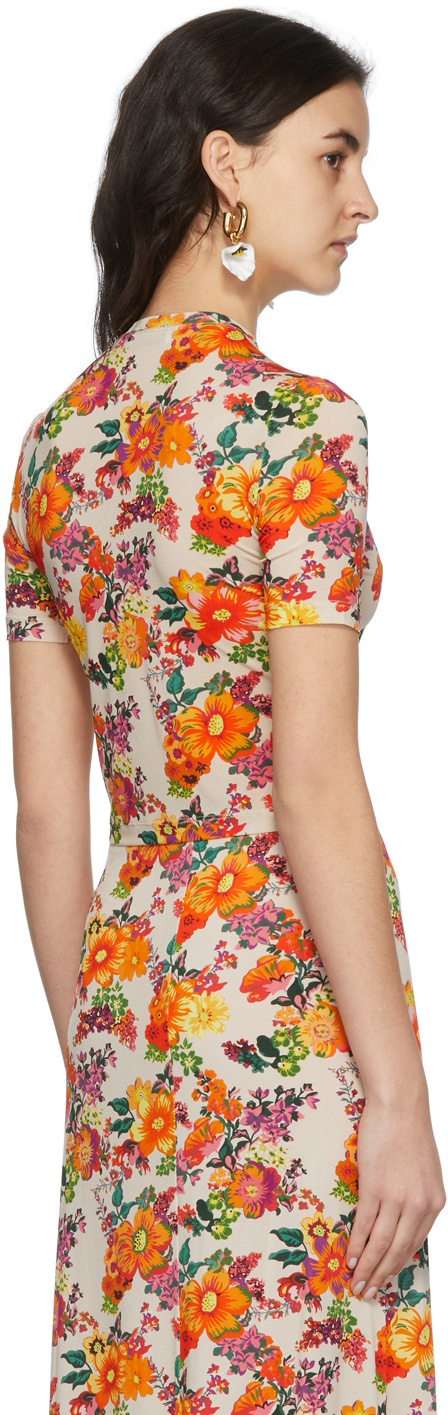 RABANNE PATTERN PRINTED SHORT-SLEEVED T-SHIRT