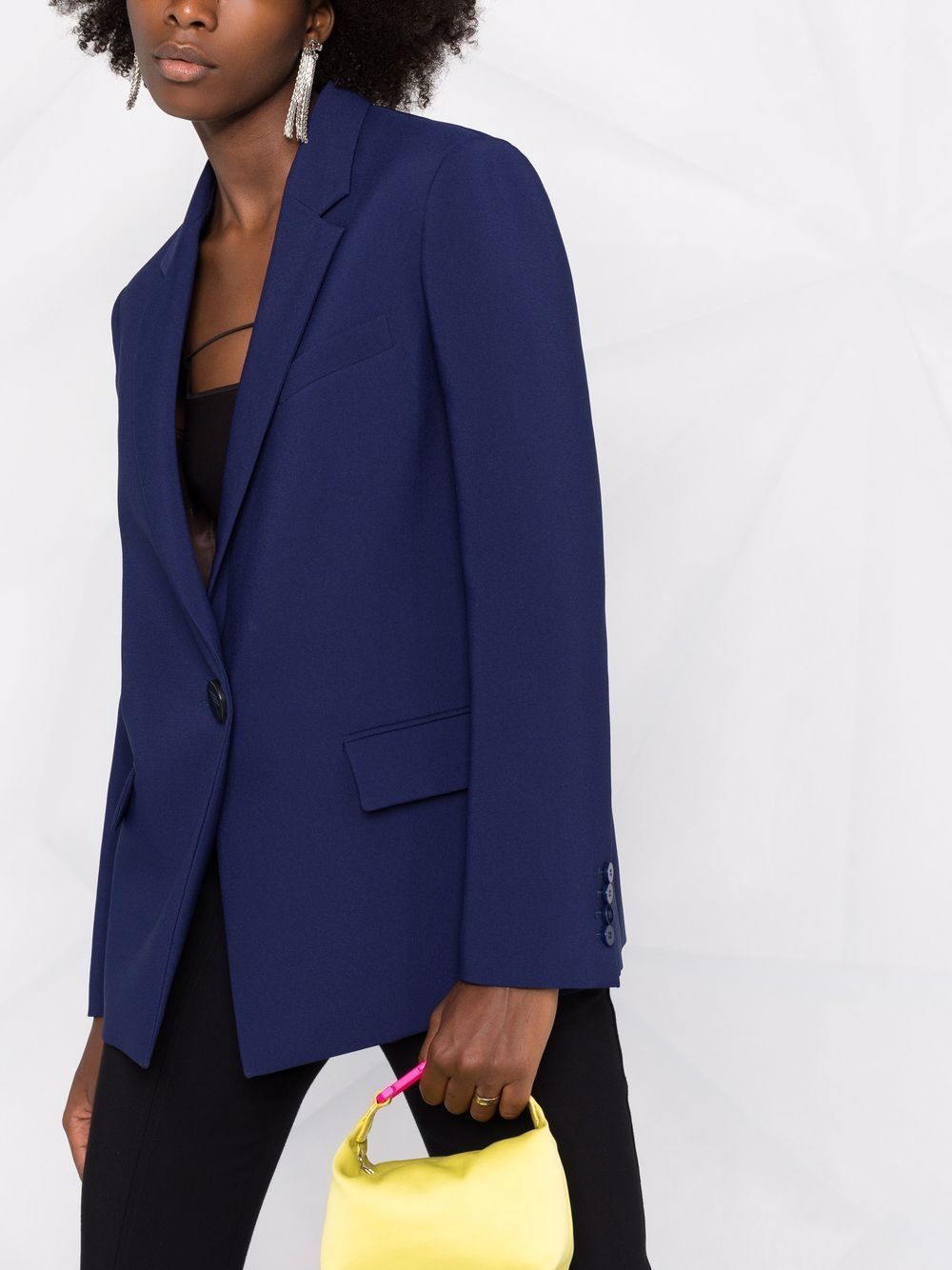 ATTICO SINGLE-BREASTED TAILORED BLAZER 