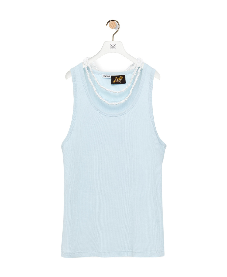 Loewe Jewelled Tank Top In Cotton