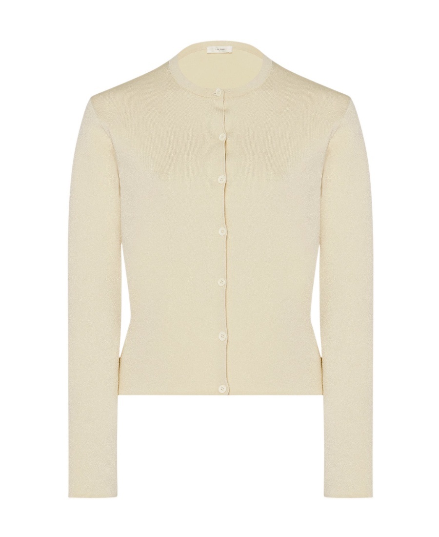 The Row Corole Ribbed-knit Cardigan In Nude