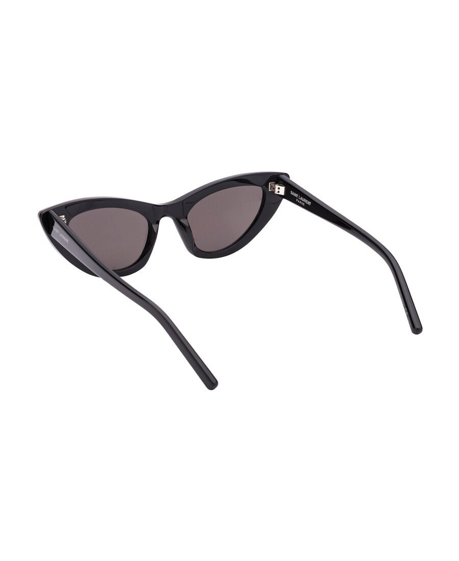Saint Laurent Black New Wave Lily Cat Eye Sunglasses In Nude