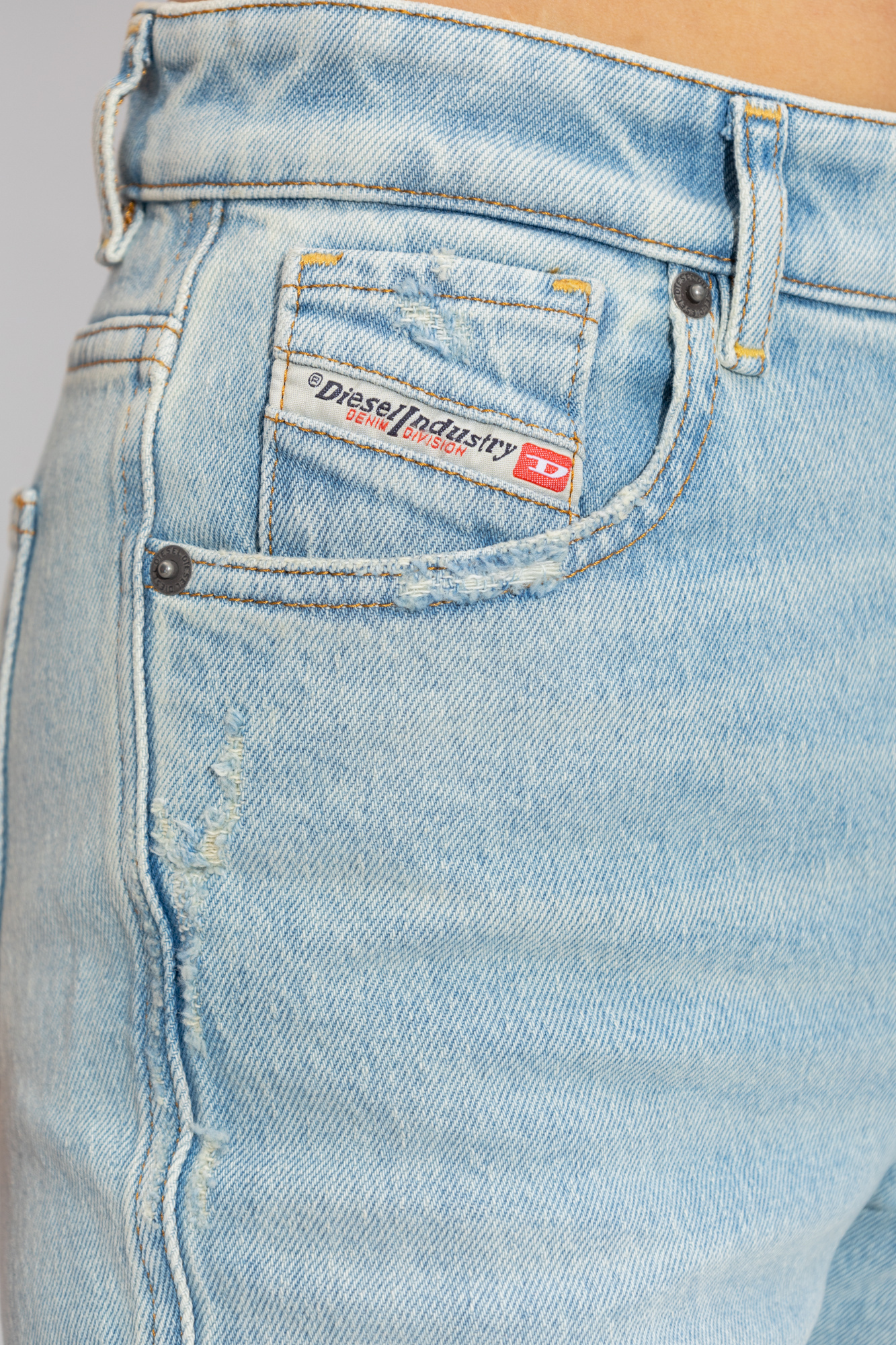 Diesel 2003 D-escription Flared Jeans In Blue