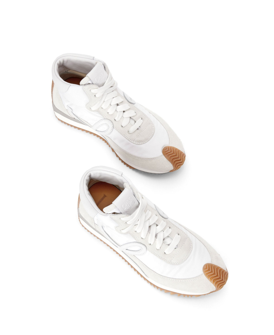 Loewe Flow High-top Sneakers In White