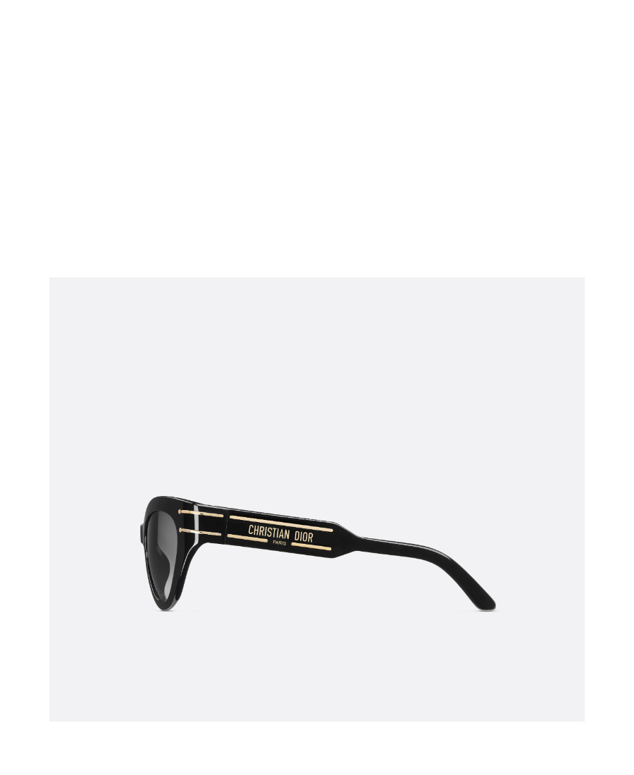 Shop Dior Eyewear Signature B7i Butterfly Sunglasses In Black