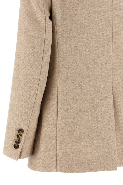 Max Mara Single-breasted Blazer In Neutral