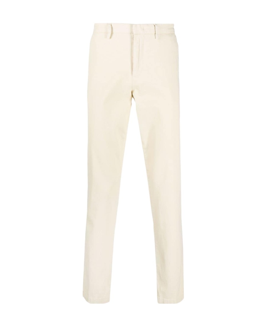HUGO BOSS MID-RISE SLIM-FIT CHINOS