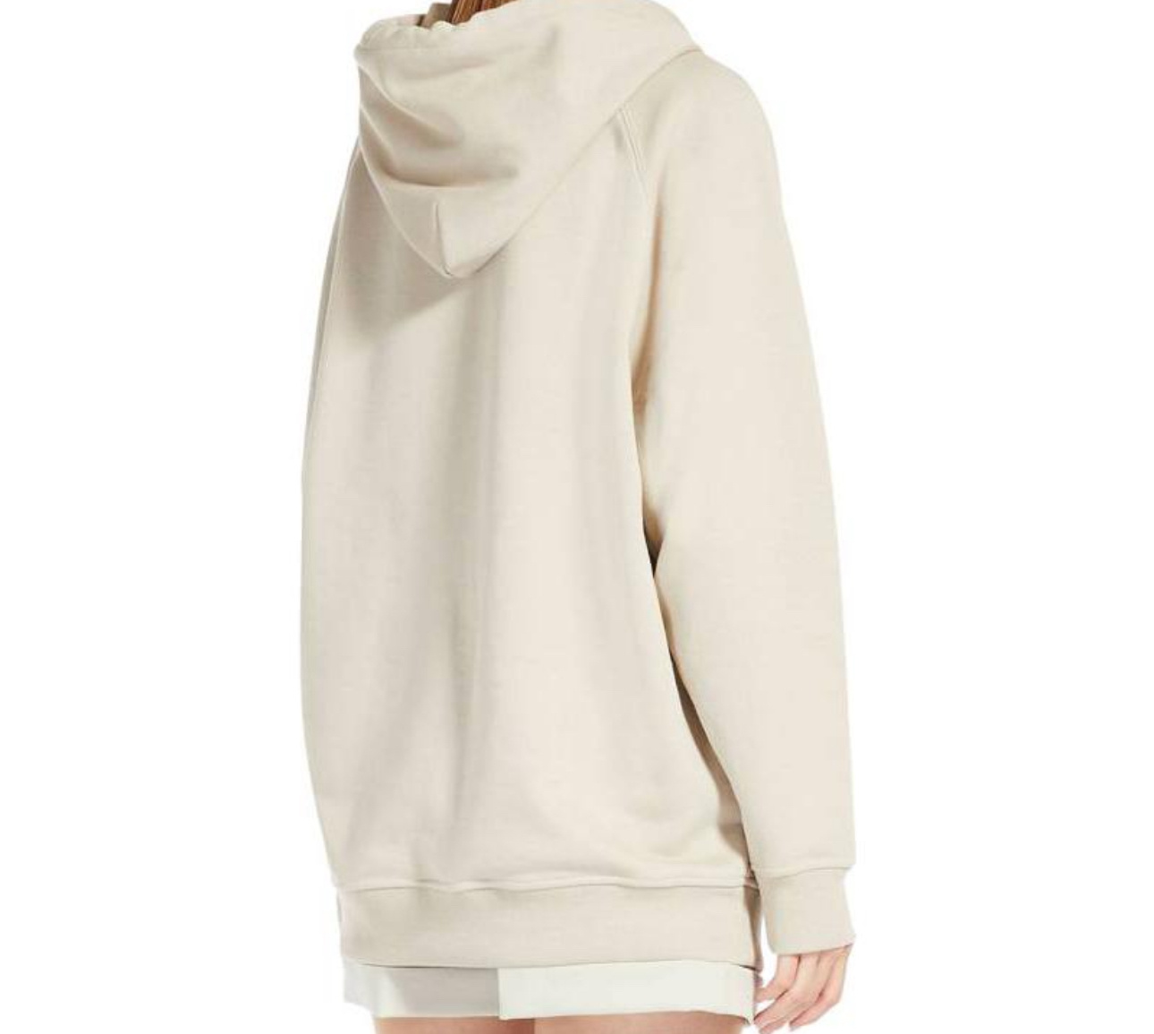 Max Mara Pattern Letters Embroidered Hooded Hooded Hoodie In Brown