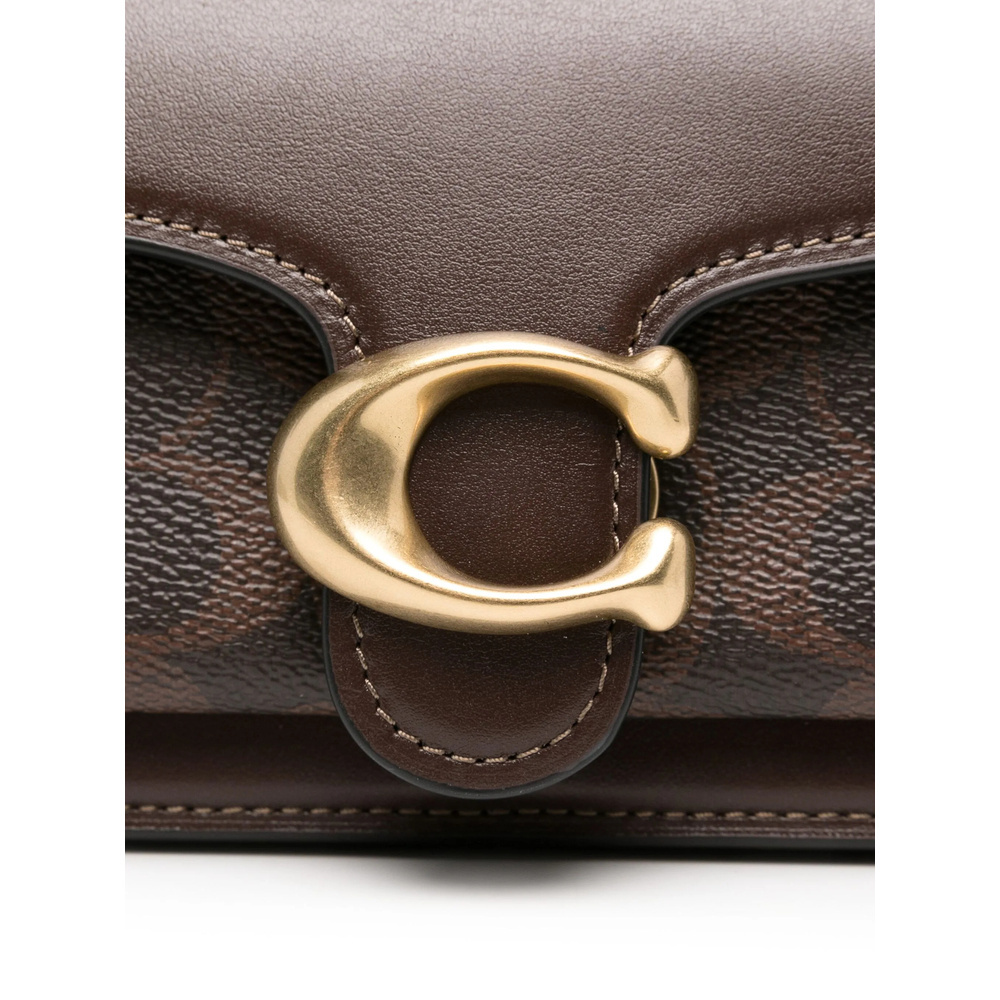 Coach Flap Shoulder Bag In Black