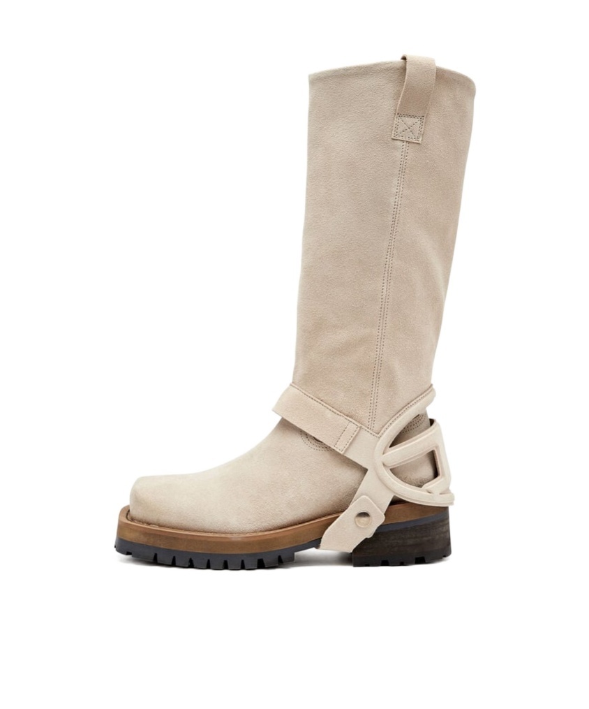 Diesel D-texan 2in2 Ch Boots In Nude
