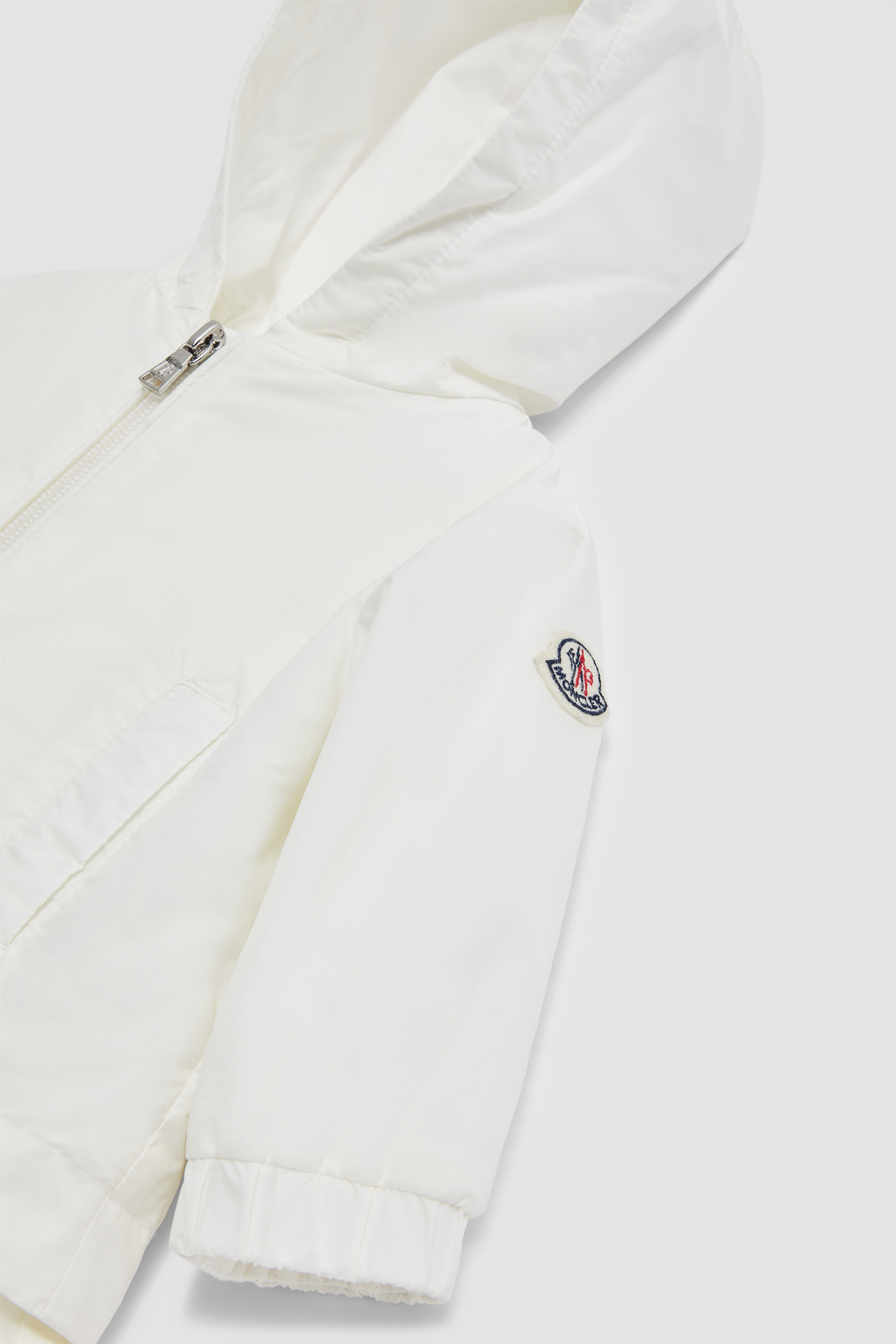 Moncler Long-sleeved Casual Jacket In White
