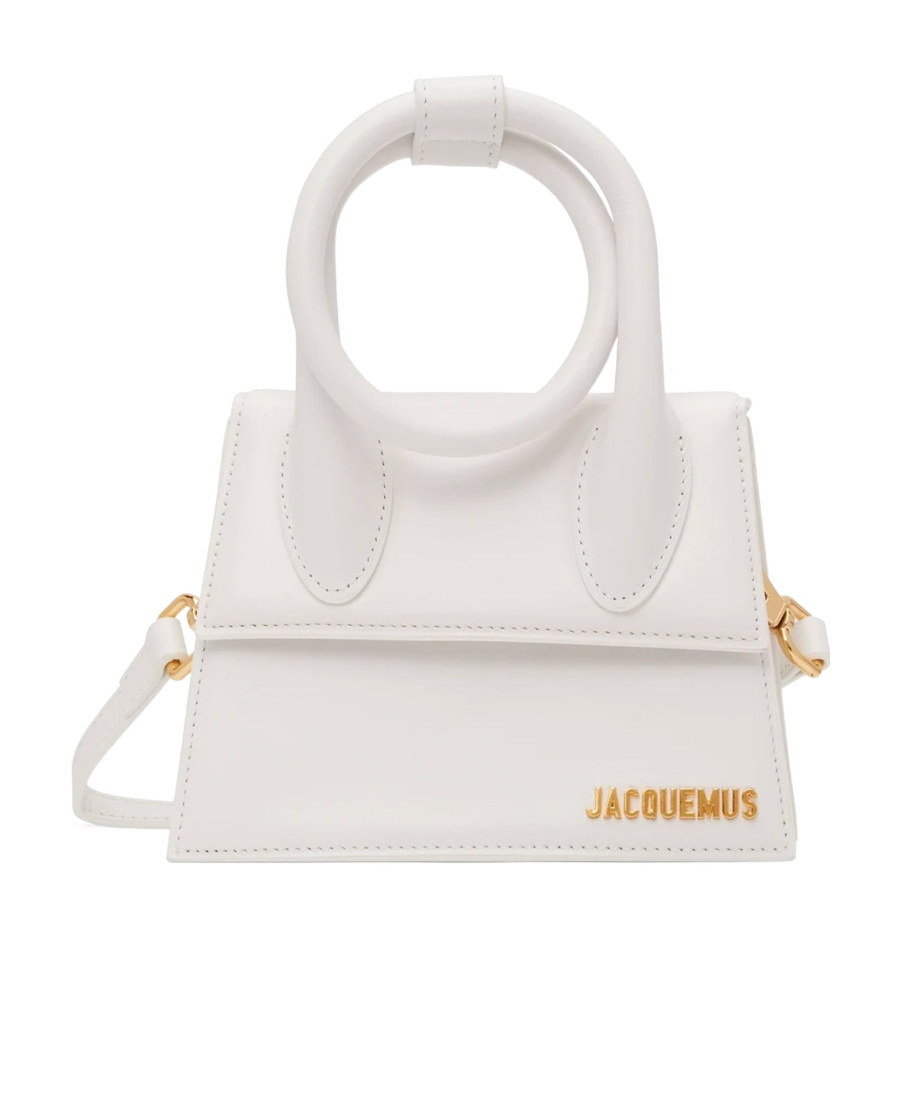 Jacquemus Logo Shoulder Bag In White