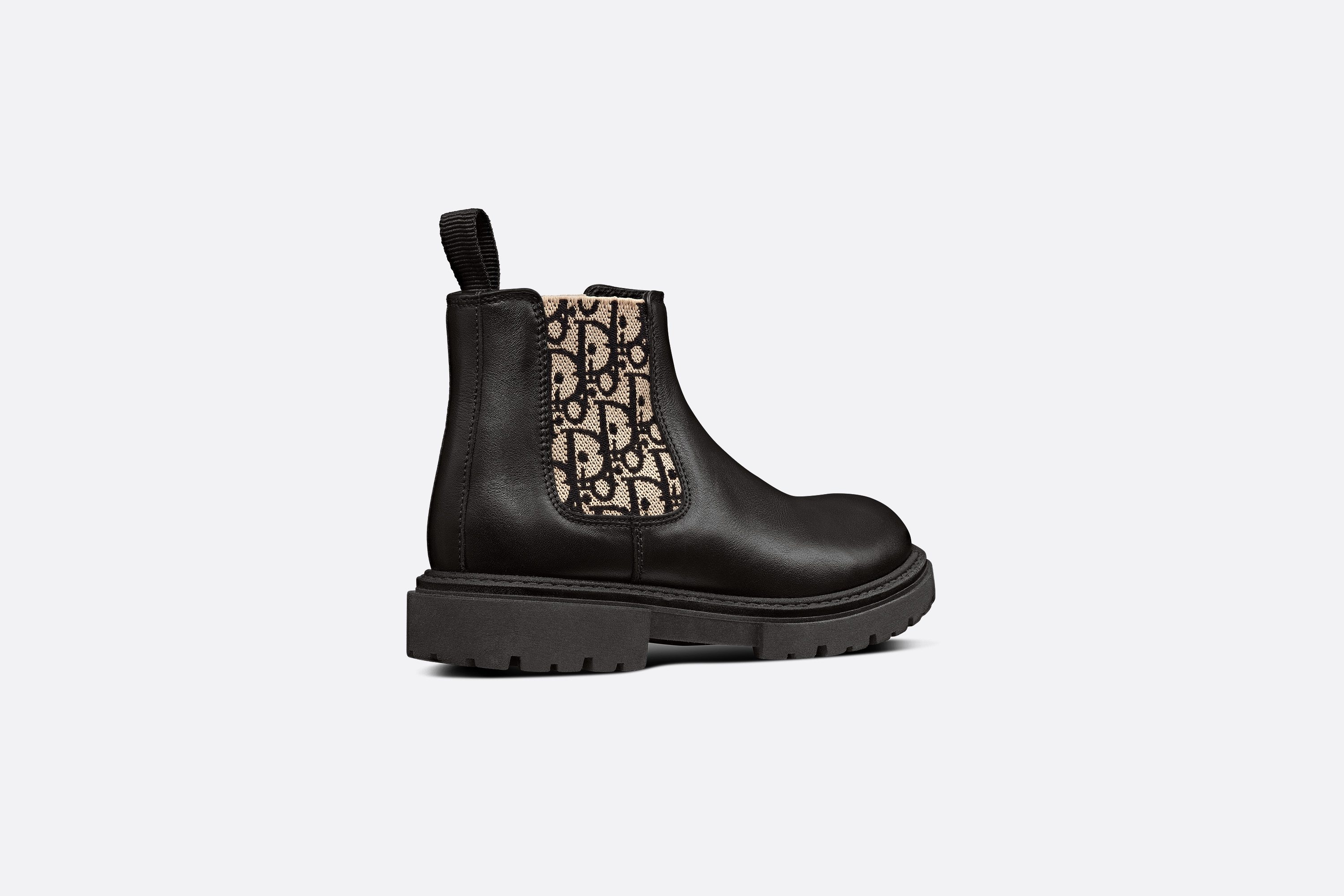 Dior Logo Boots In Black