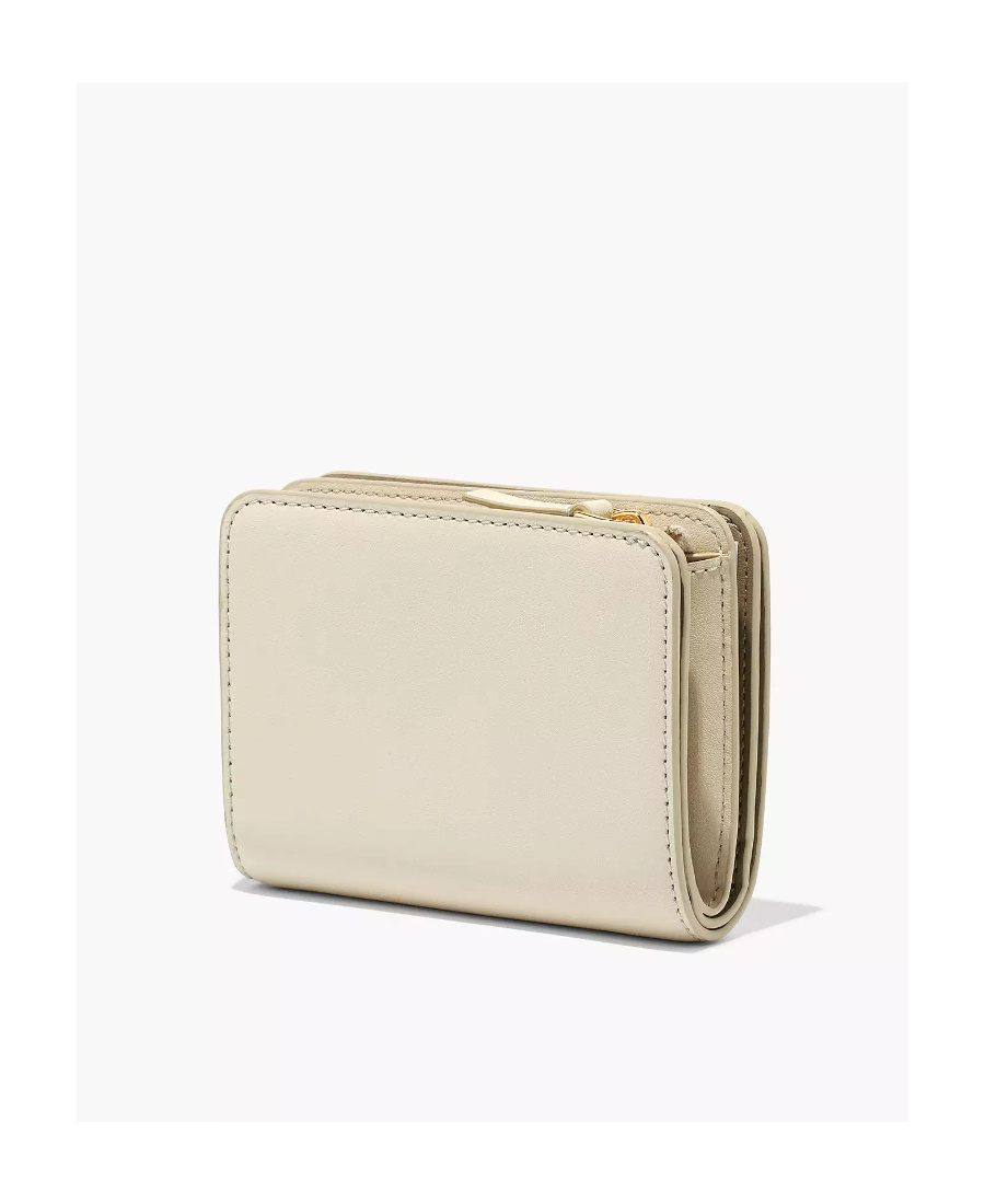 Shop Marc Jacobs The Mini Compact Wallet In Nude