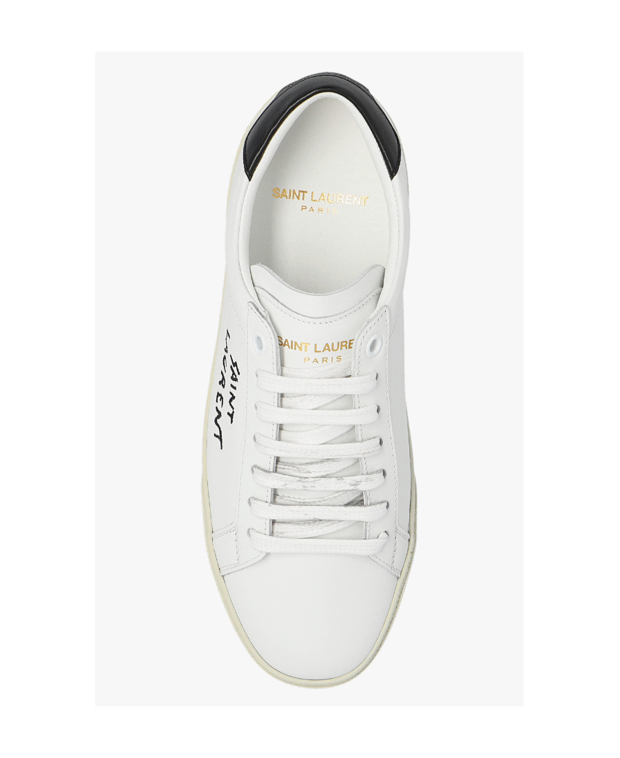 Saint Laurent Our Legacy Leather Jacket In White