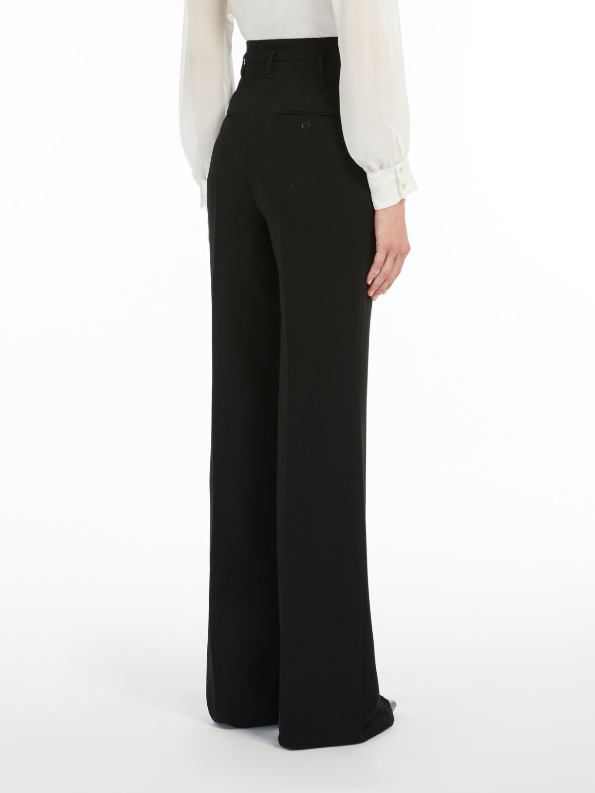 Max Mara Flared Cady Trousers