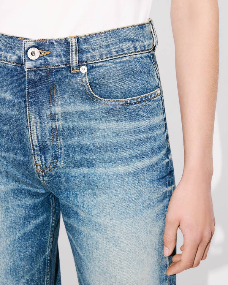 Kenzo Belt-loop Jeans In Blue