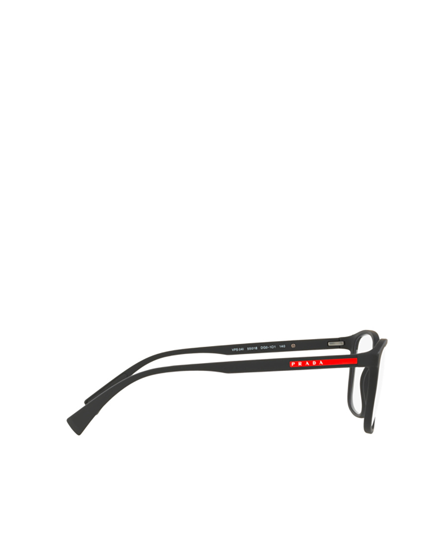 Shop Prada Square-frame Glasses In Black