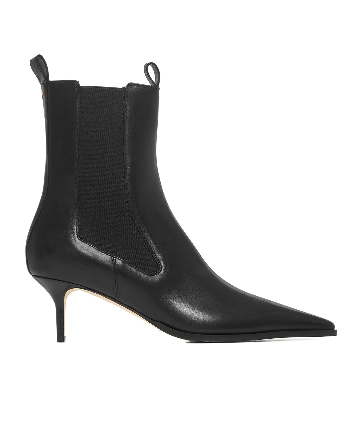 Aeyde Pointed Short Boots In Black