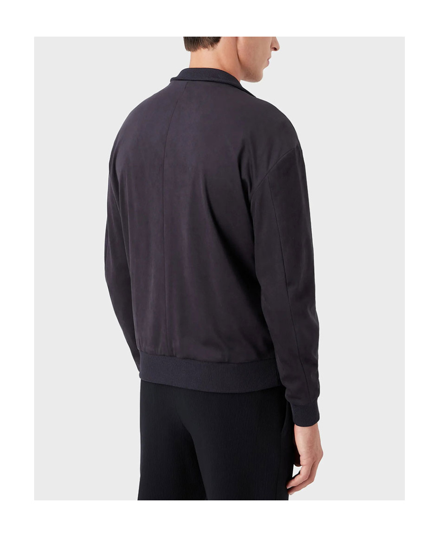 Giorgio Armani Logo Casual Jacket In Black