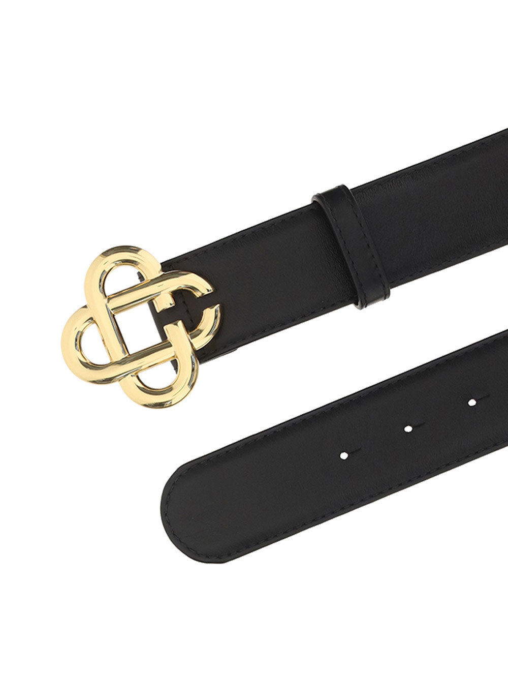 Casablanca Decorative-buckle Leather Belt In Nude