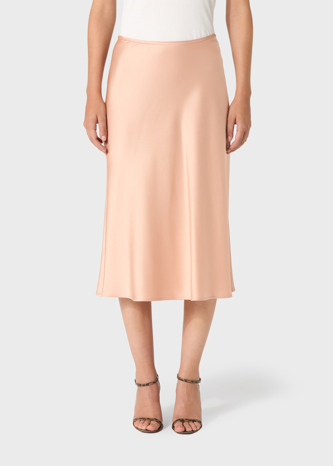 Blumarine Medium And Long Skirt In Nude