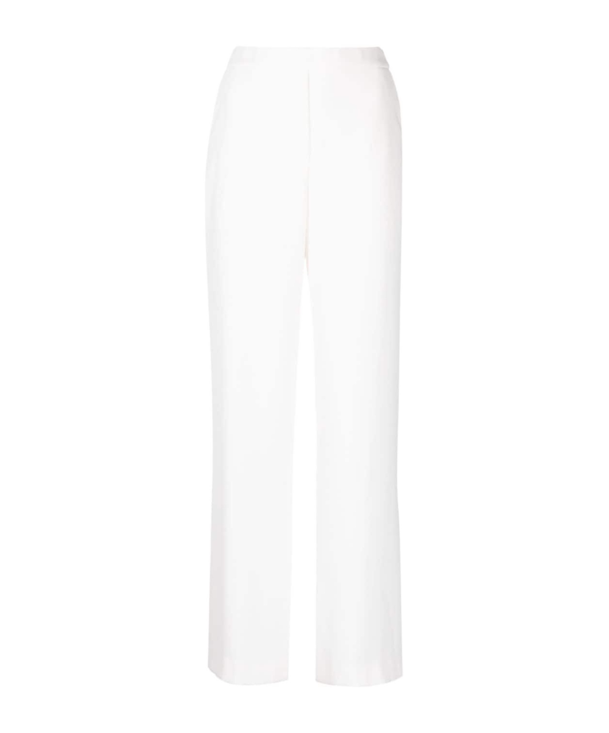 Shop P.a.r.o.s.h . Mid-rise Straight-leg Trousers In White
