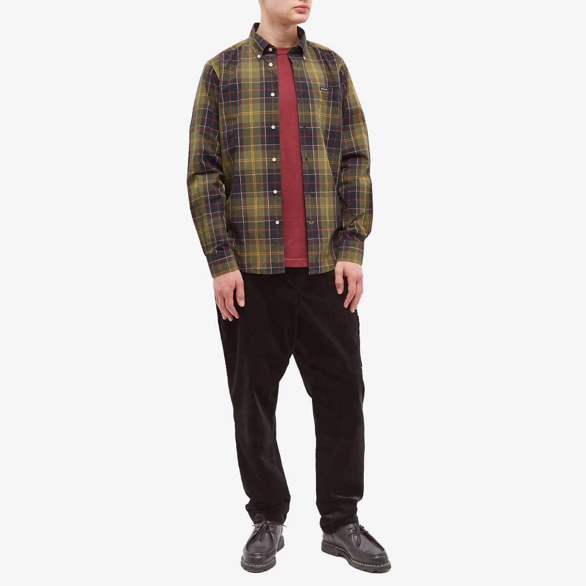 Barbour Kippford Tailored Shirt Classic Tartan In Black