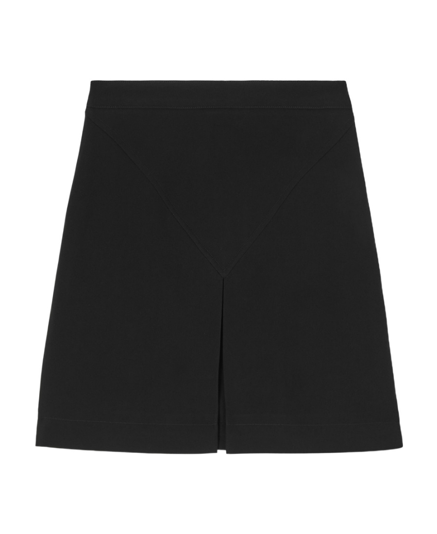Burberry High-waisted A-line Skirt In Black
