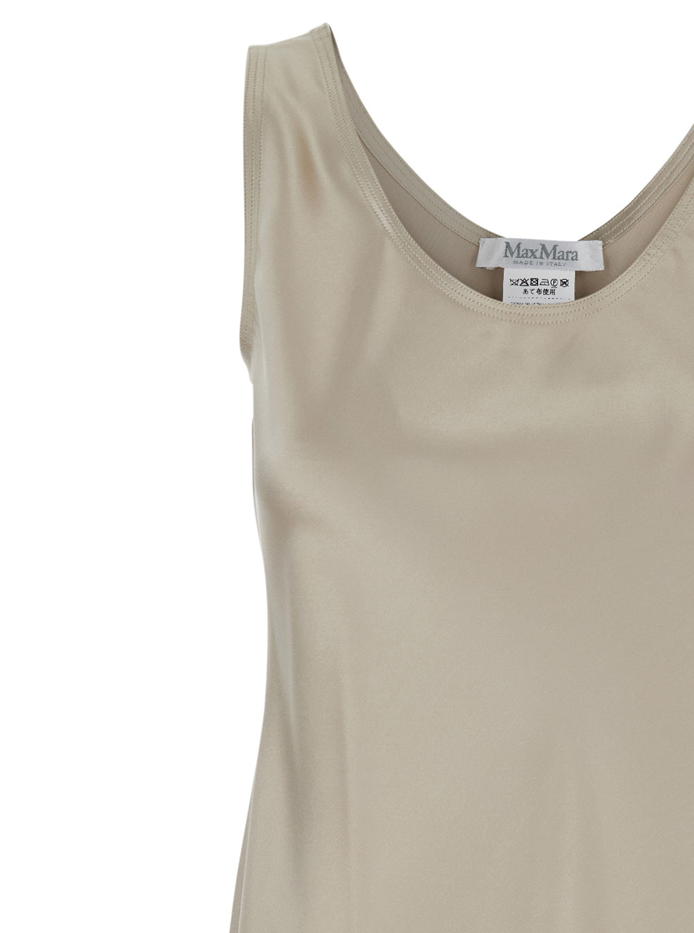 Max Mara Women's Talete Satin Slip Dress In Nude