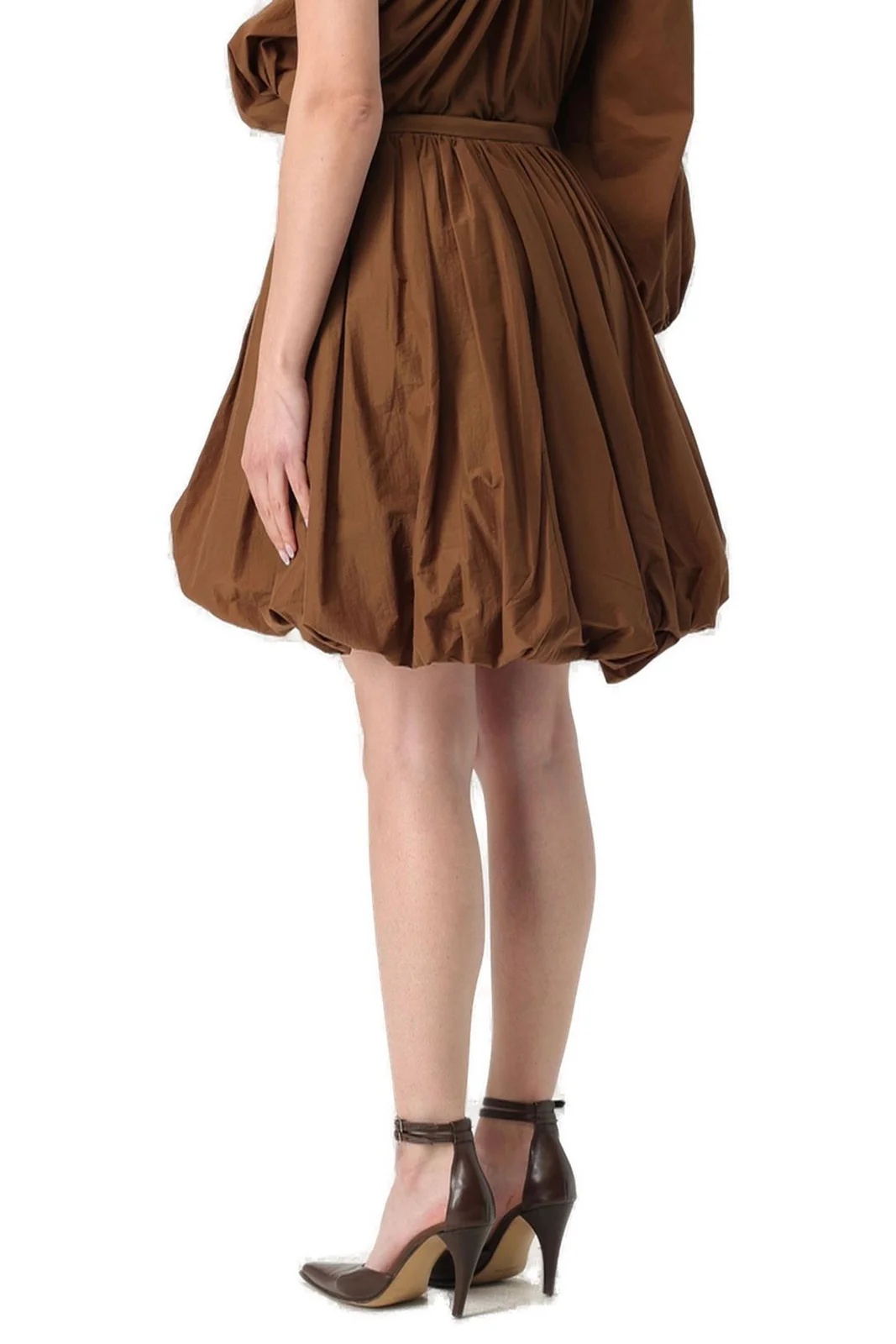Philosophy Di Lorenzo Serafini Balloon Skirt In Brown