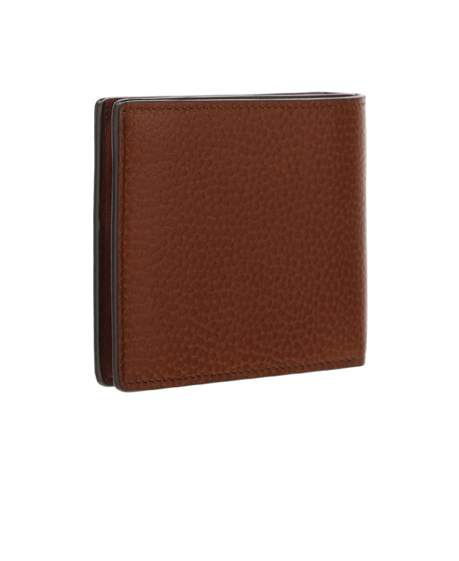 MULBERRY PEBBLED-EFFECT BIFOLD WALLET 