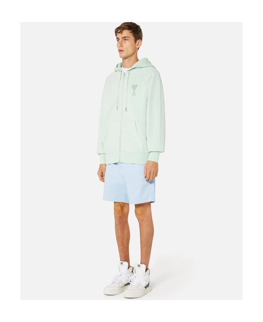 Ami Alexandre Mattiussi Ami De Coeur Zipped Hoodie