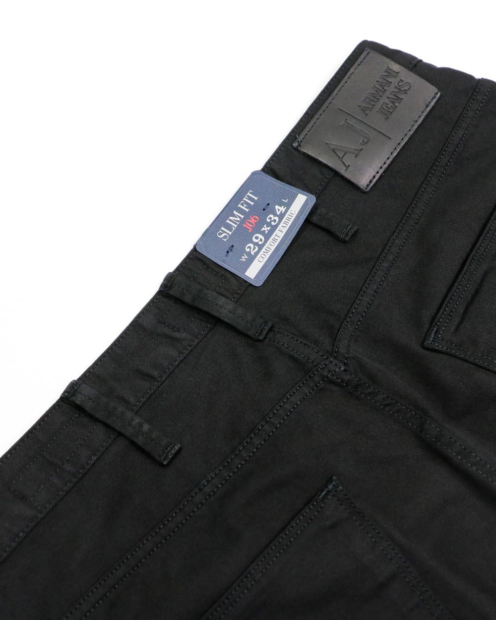 Armani Jeans Belt-loop Jeans In Black