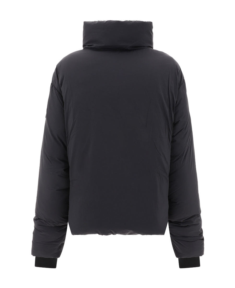 Shop Canada Goose Junction Cropped Puffer Jacket In Black